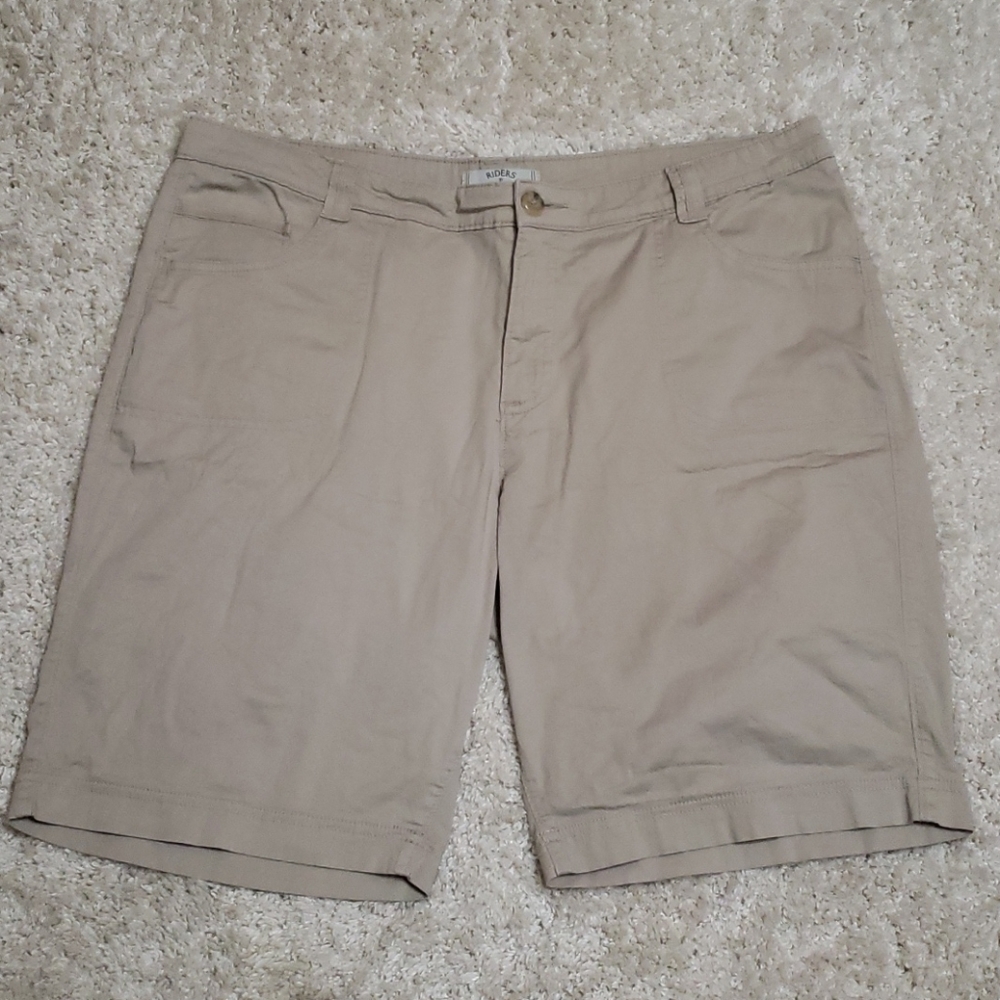 Riders by Lee 20w khaki bermuda shorts